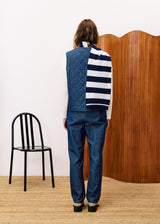 Gilet BAUDELAIRE Bleu marine