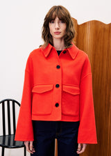Manteau CAPUCINE Rouge
