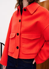 Manteau CAPUCINE Rouge
