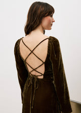 Robe THELMA Marron glace