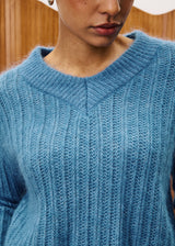 Pull MYOSOTIS Bleu jean