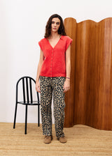 Cardigan KUKICHA Rouge