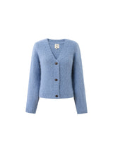 Cardigan BICHON Bleu jean