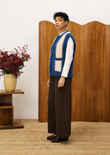 Cardigan SHIBA Bleu marine