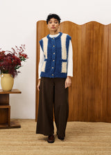 Cardigan SHIBA Bleu marine