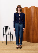 Cardigan VERONIQUE Bleu marine