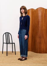 Cardigan VERONIQUE Bleu marine