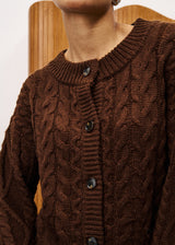 Cardigan GUIMAUVE Chocolat